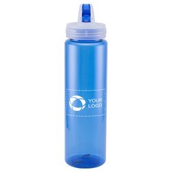 8 oz. Plastic Bottles with Flip Top Cap (Single)